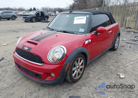 2012 Mini Cooper S z USA, uszkodzony, nr VIN WMWZP3C51CT297033